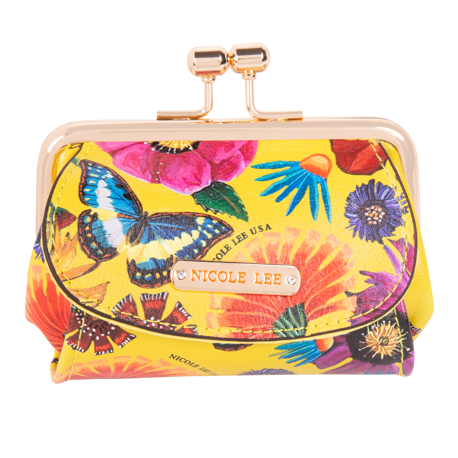 Mini Monedero Nicole Lee Hadlee Butter-flower Multicolor