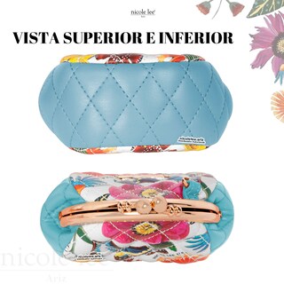 Foto 5 | Mini Monedero Amora Nicole Lee Butter-flower Multicolor