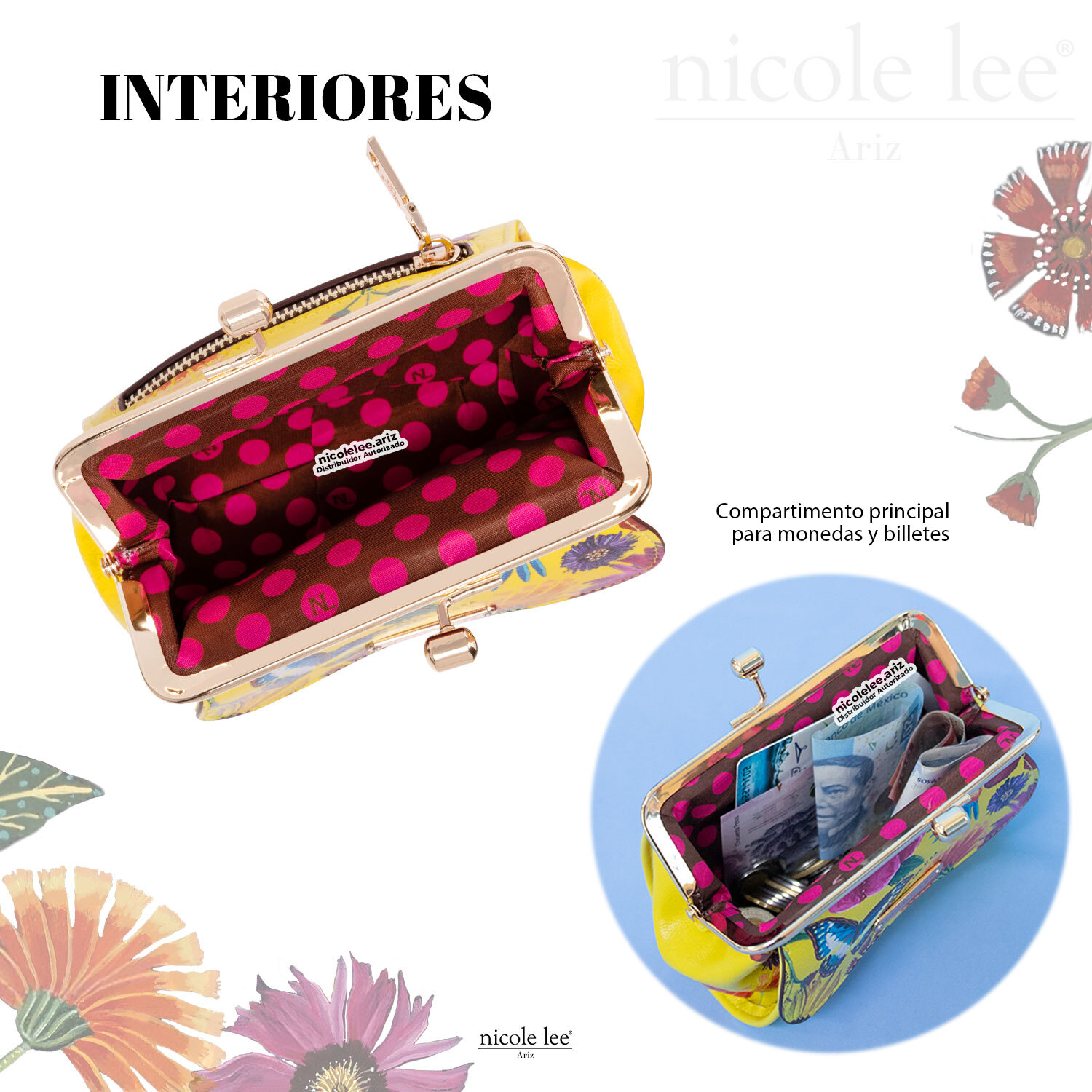 Foto 4 pulgar | Monedero Nicole Lee Sadie para Mujer