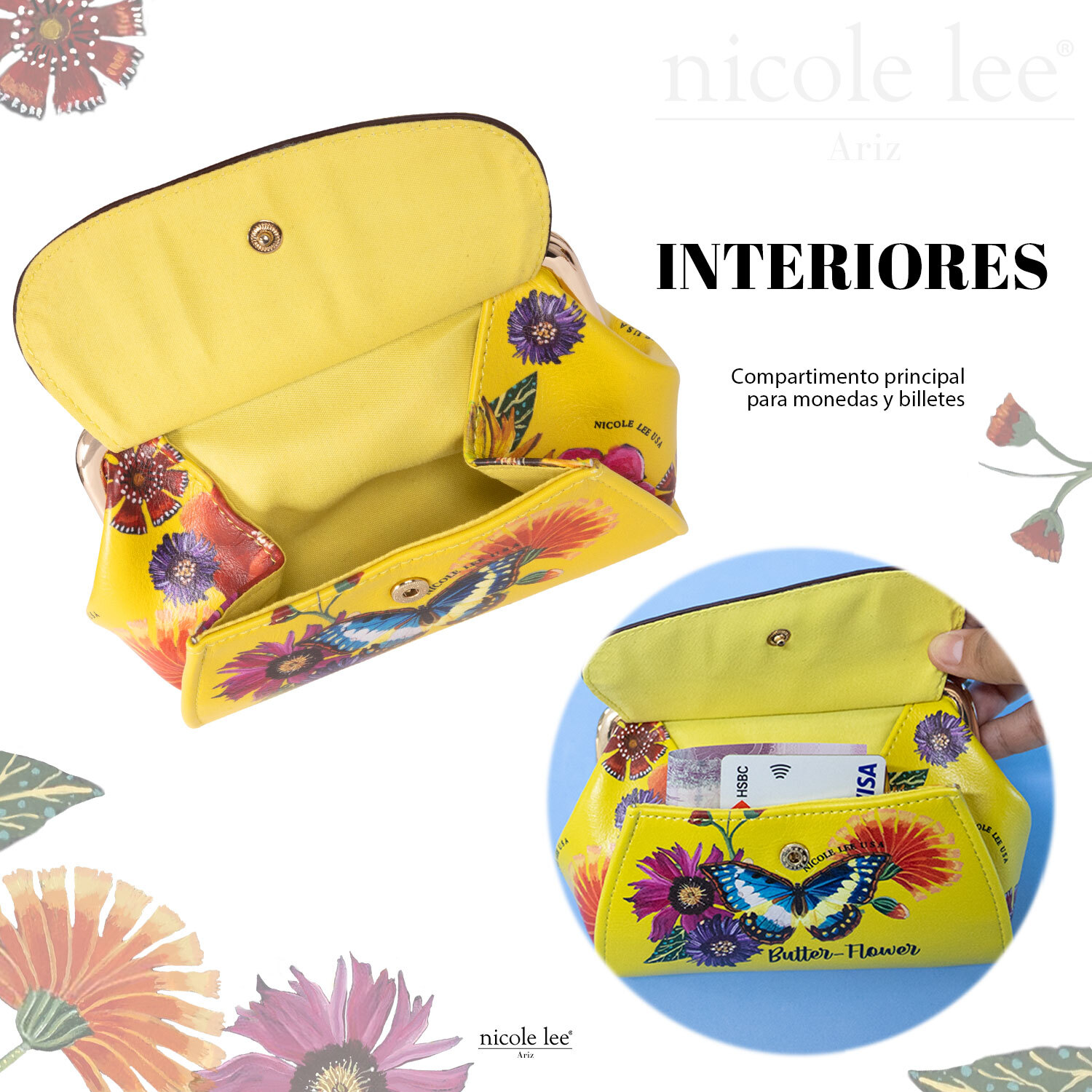 Foto 4 | Monedero Nicole Lee Sadie para Mujer