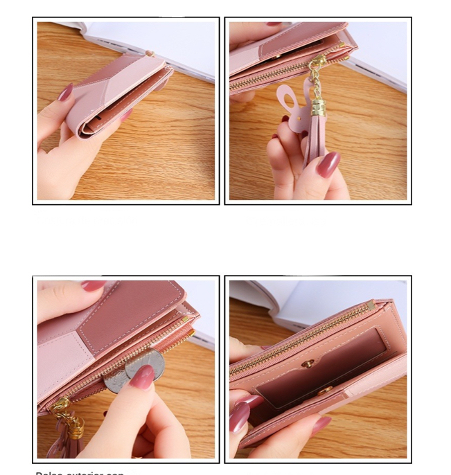 Foto 4 pulgar | Monedero Funbu color Rosa para Mujer