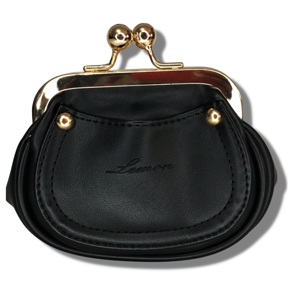 Monedero para Dama Lemon color Negro