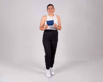 Foto 8 | Monedero Gorett Sinai Azul para Mujer