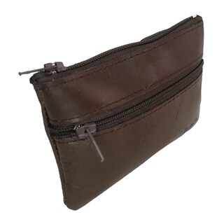 Foto 3 | Monedero de Piel Café para Mujer