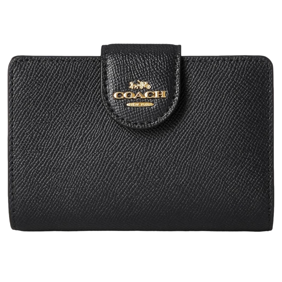 Foto 2 pulgar | Mini Cartera Monedero Bi-fold Wallet Coach Black