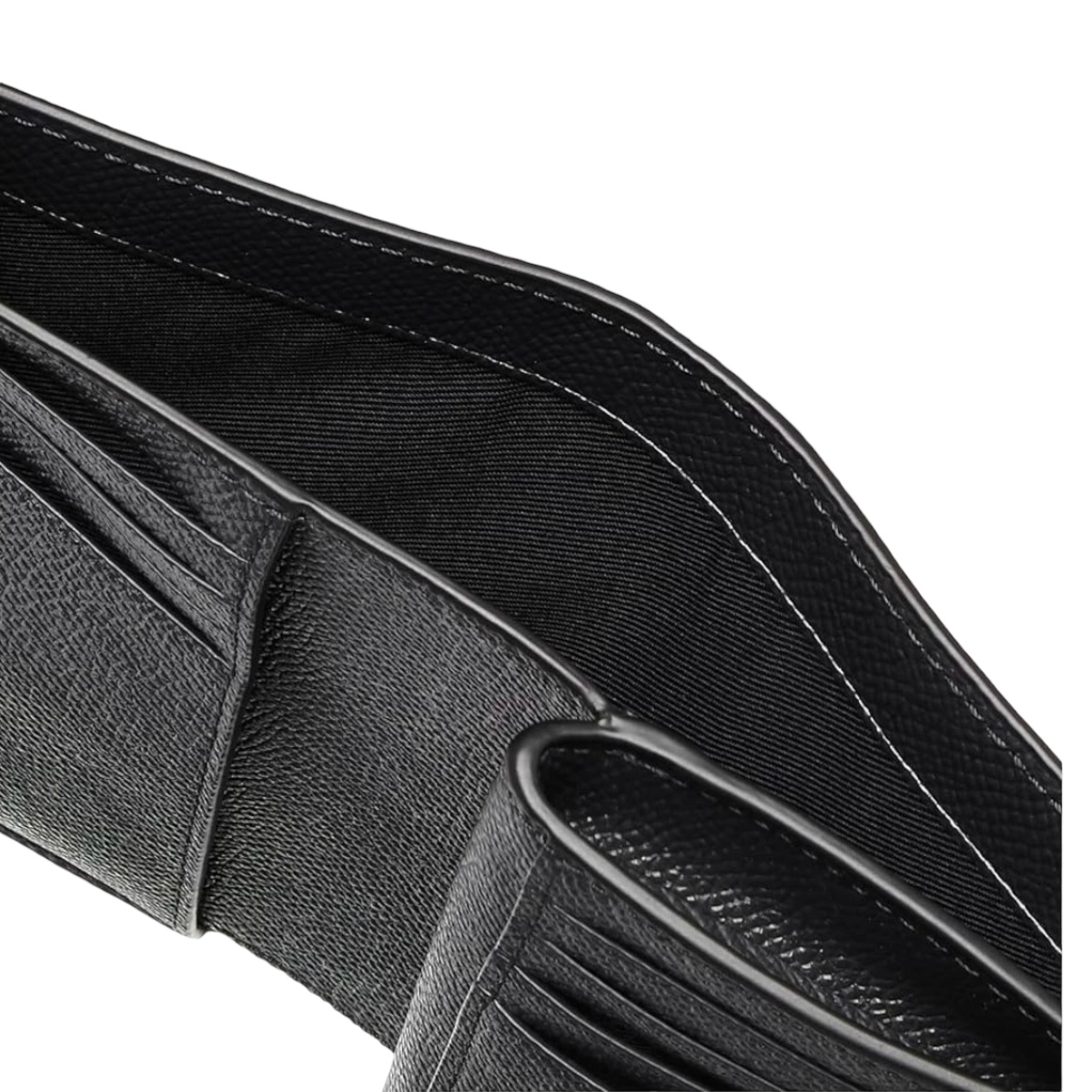 Foto 5 pulgar | Mini Cartera Monedero Bi-fold Wallet Coach Black