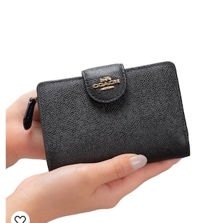 Foto 6 | Mini Cartera Monedero Bi-fold Wallet Coach Black