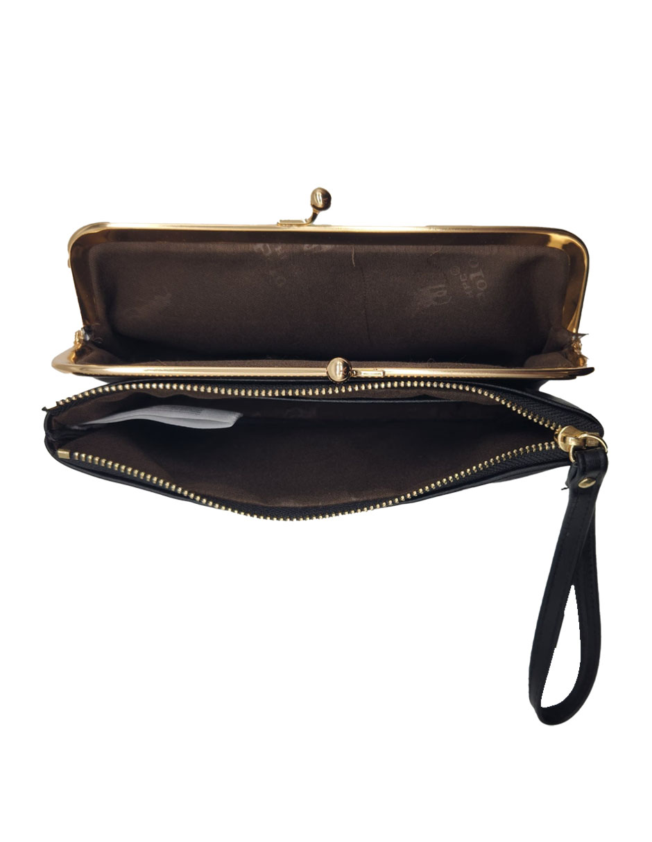 Foto 4 pulgar | Monedero Hpc Polo Negro para Mujer