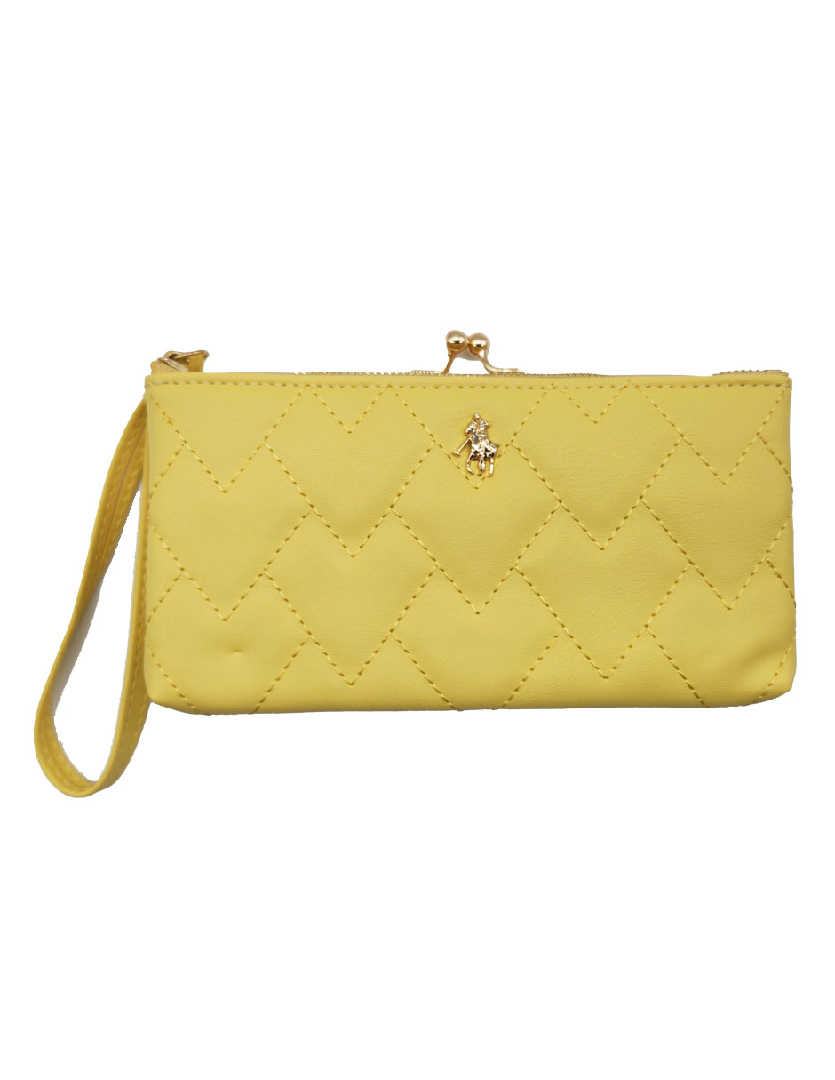 Monedero Hpc Polo Amarillo para Mujer