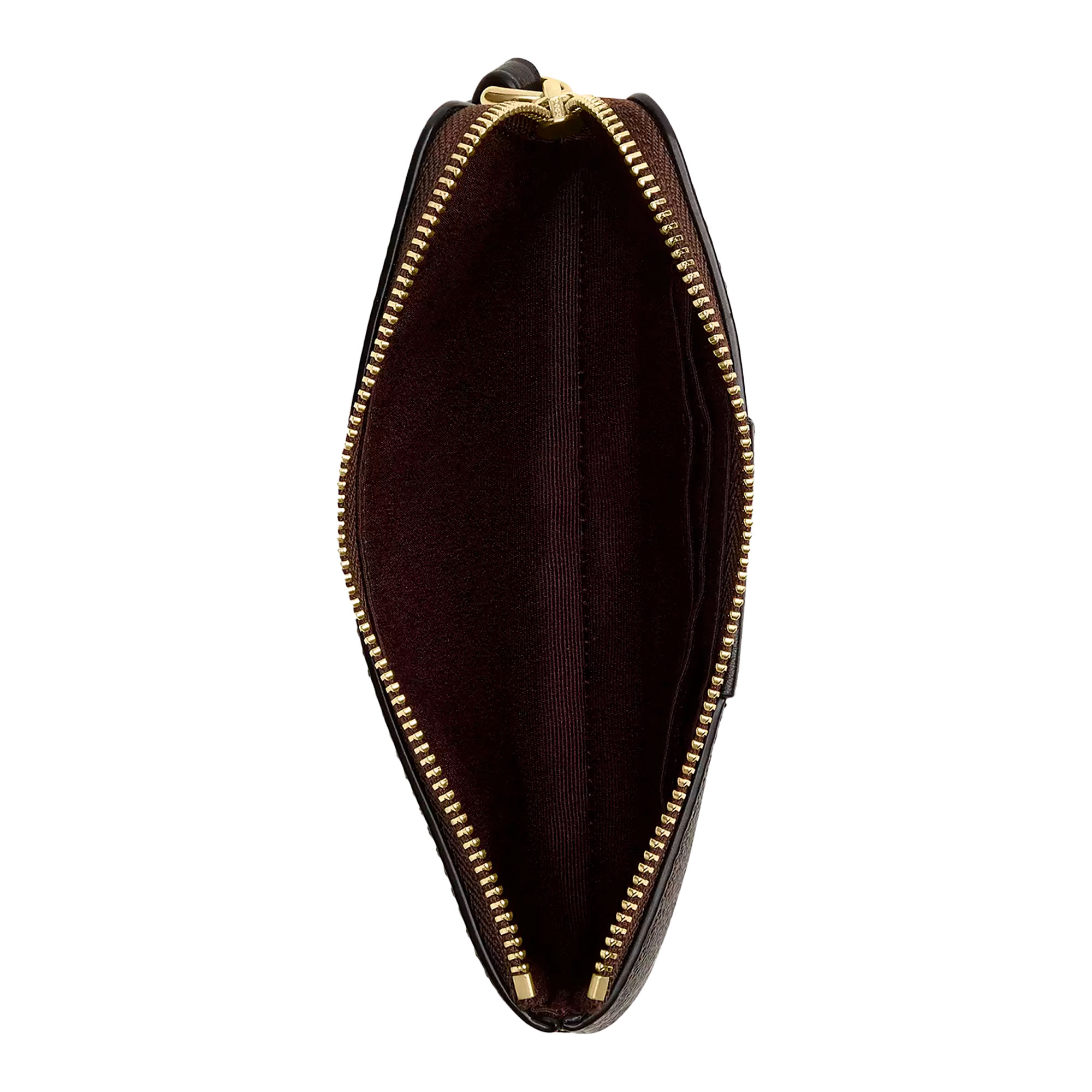 Foto 3 pulgar | Monedero Coach Corner Zip Wristlet Signature Canvas Cw854 Café