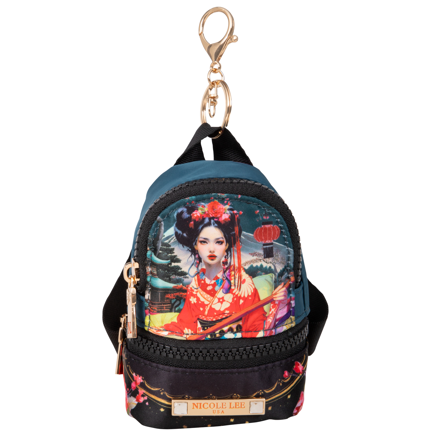 Foto 2 pulgar | Llavero Nicole Lee Monedero Mini Mochila Akiko