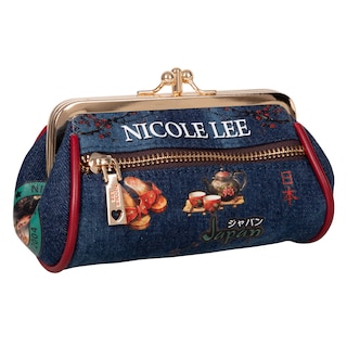 Foto 6 | Monedero Nicole Lee De Mezclilla Con Broche Kisslock Akiko