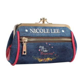 Foto 4 | Monedero Nicole Lee De Mezclilla Con Broche Kisslock