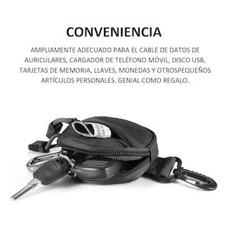 Foto 3 | Monederos Colgantes Negro 2 Piezas