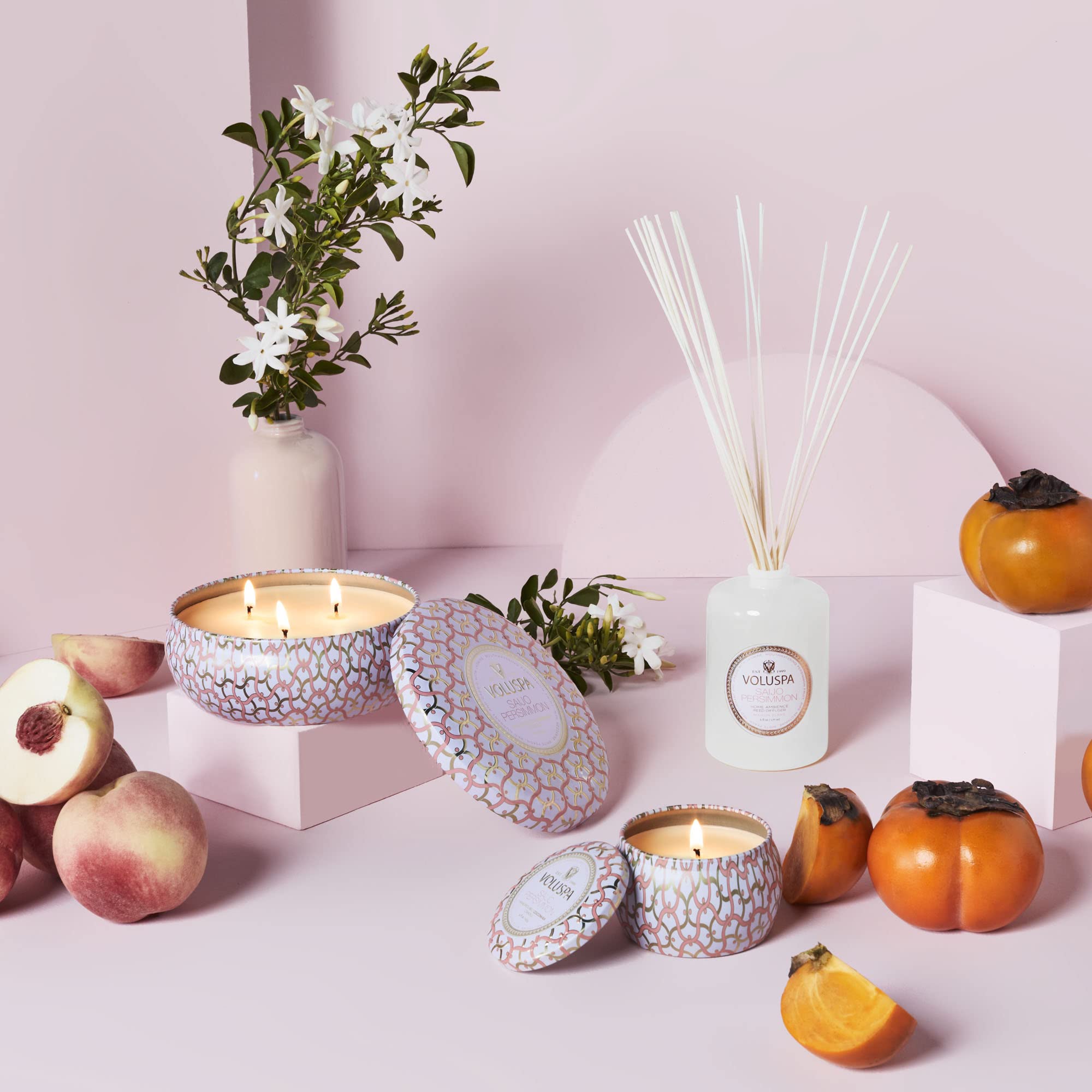 Foto 4 | Mini Lata De Caqui Saijo De Candle Voluspa, 118 Ml, 25 Horas De Duración - Venta Internacional.