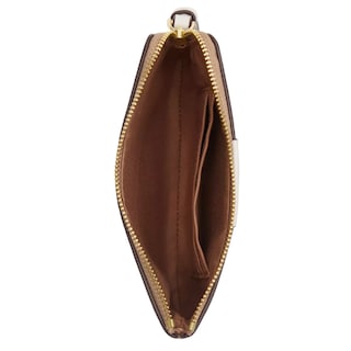 Foto 2 | Monedero Coach Corner Zip Wristlet Signature Canvas Cw854 Color Beige