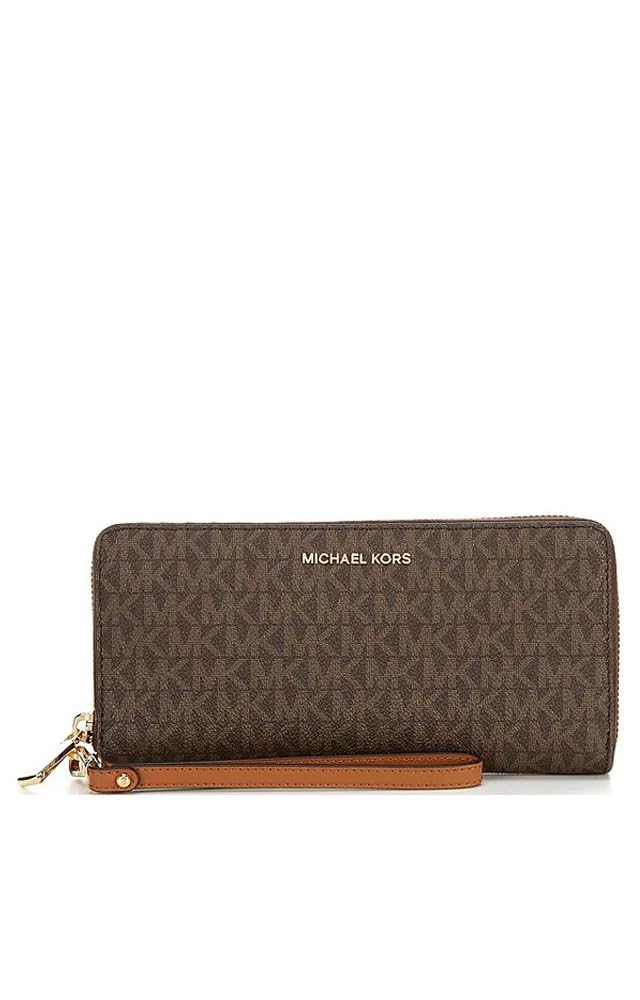 Foto 2 pulgar | Monedero Michael Kors Jet Set Travel Continental Brown para Mujer - Venta Internacional