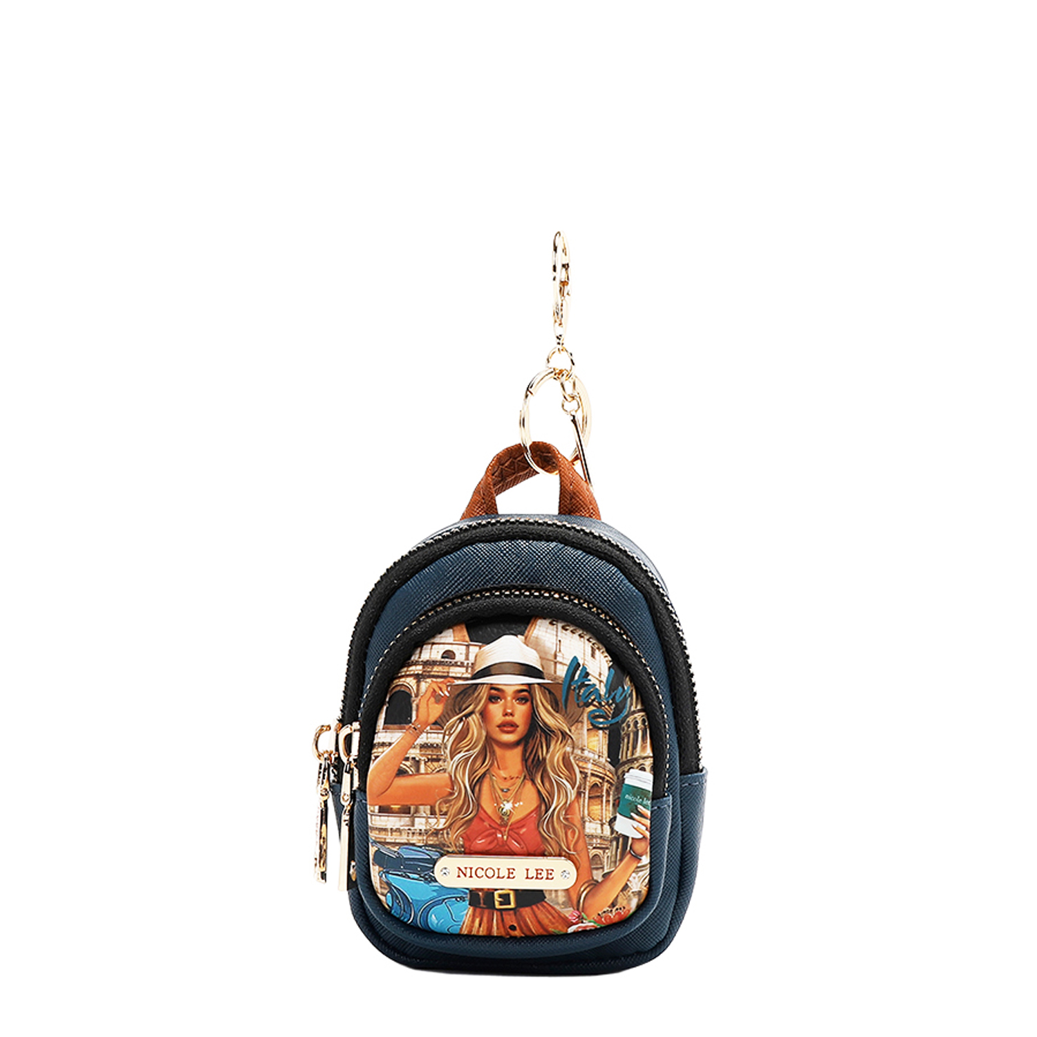 Foto 1 | Llavero Nicole Lee Monedero Mochila Mezclilla Martha