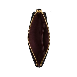 Foto 2 | Monedero Coach Corner Zip Wristlet With Rivets Caq56 Negro
