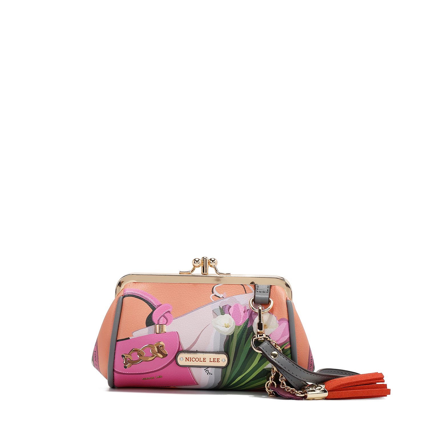 Monedero Nicole Lee Anita  con Broche Kisslock Estampado