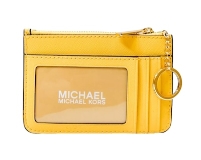 Foto 2 | Monedero Michael Kors Jet Set Travel Small Saffiano Leather Coin Pouch 35f7gtvu1l Color Amarillo