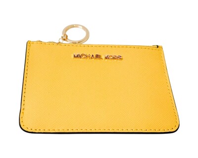 Foto 6 | Monedero Michael Kors Jet Set Travel Small Saffiano Leather Coin Pouch 35f7gtvu1l Color Amarillo