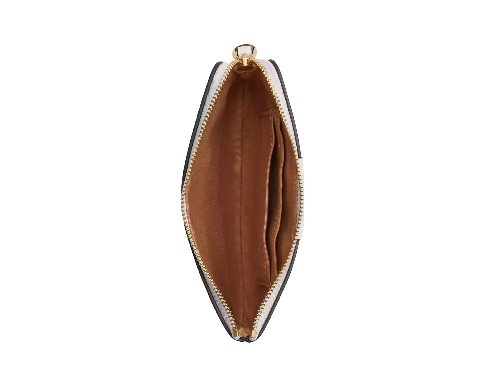 Foto 2 | Monedero Coach Corner Zip Wristlet Signature Canvas Cw854 Color Blanco