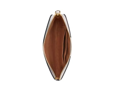Foto 2 | Monedero Coach Corner Zip Wristlet Signature Canvas Cw854 Color Blanco