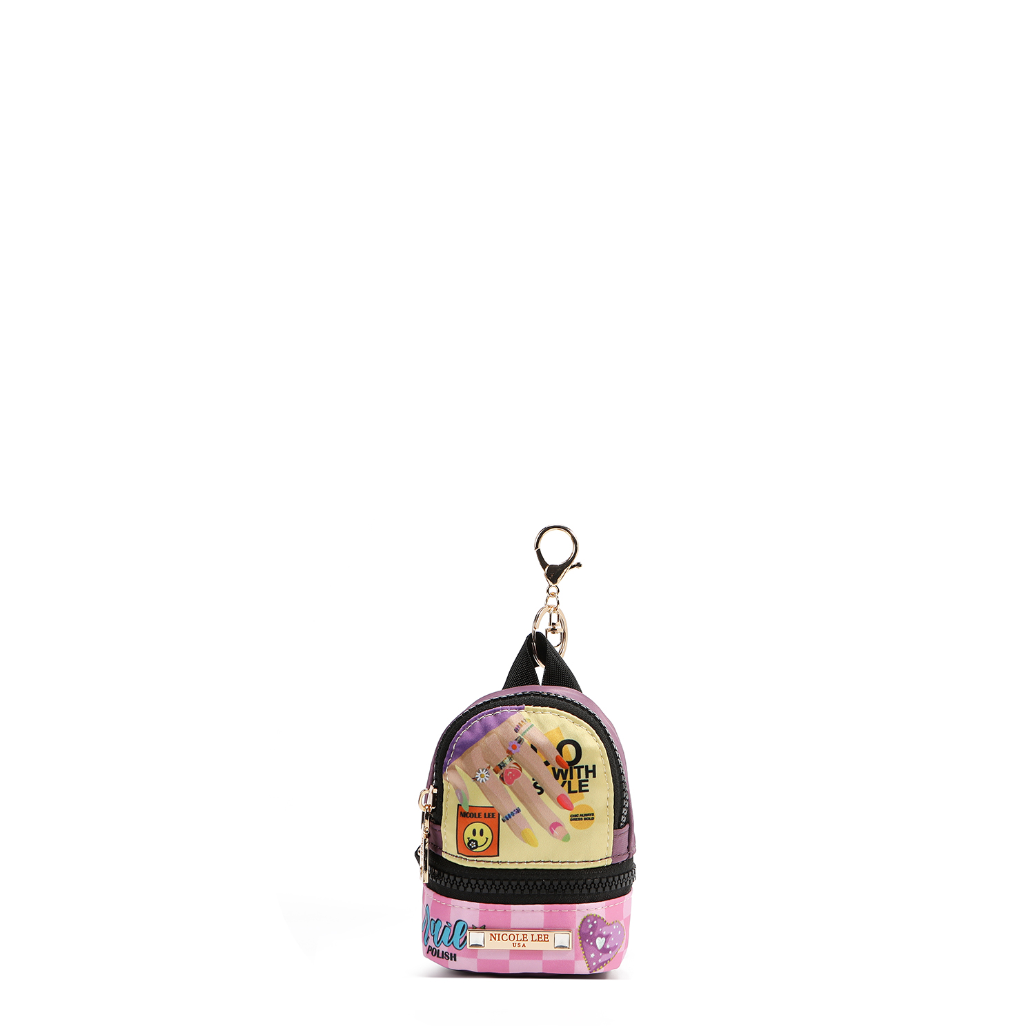 Llavero Nicole Lee Monedero Mini Mochila