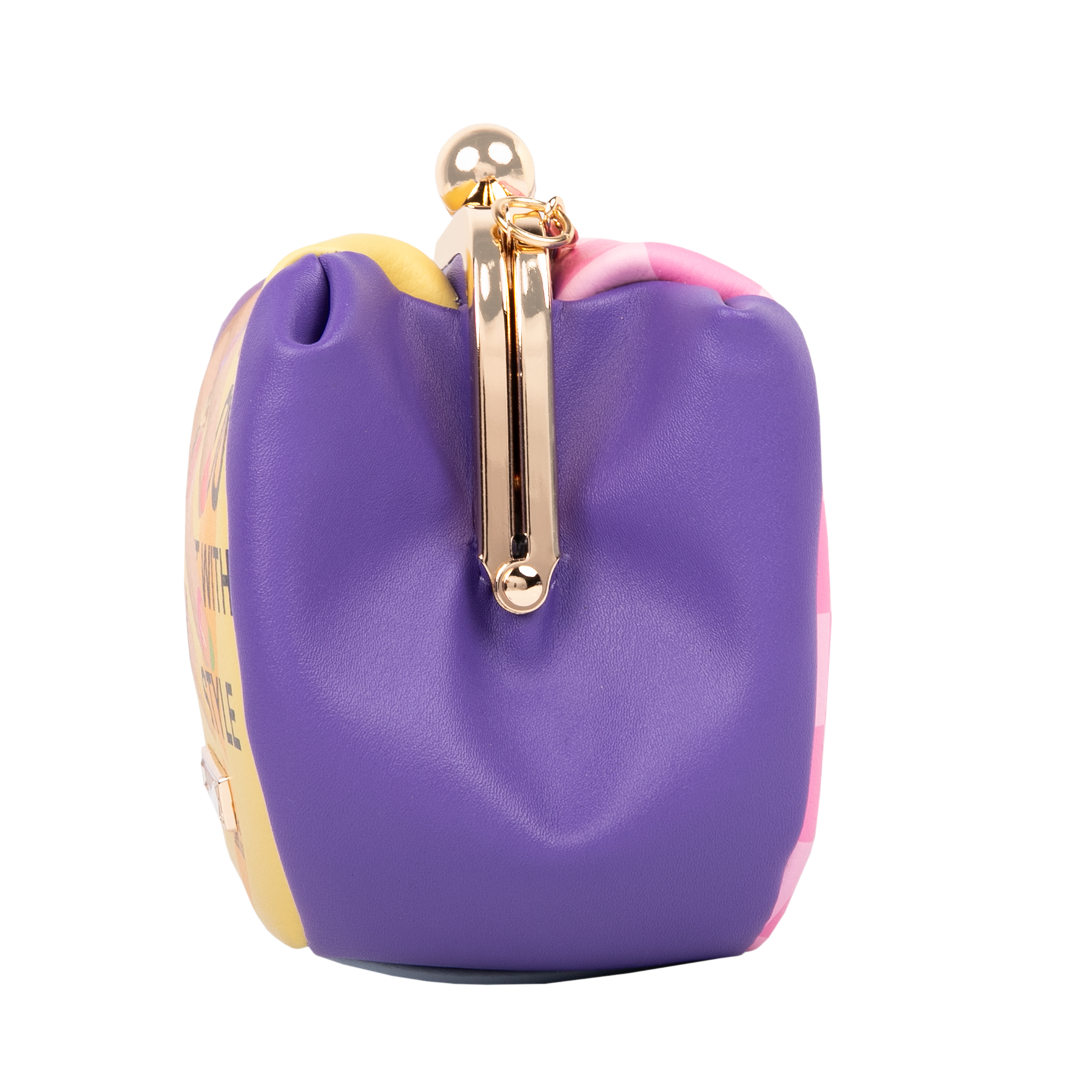 Foto 4 pulgar | Monedero Crossbody C/kiss Lock Nicole Lee Print Nail Polish