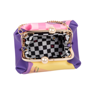Foto 4 | Monedero Crossbody C/kiss Lock Nicole Lee Print Nail Polish