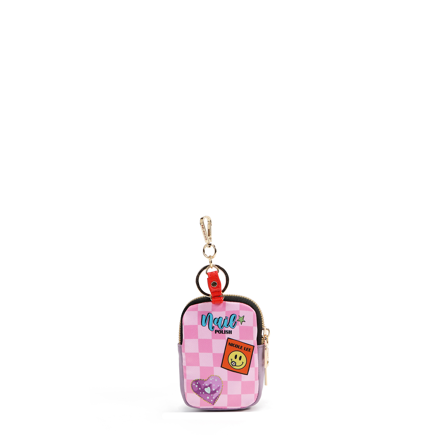 Foto 3 pulgar | Llavero Nicole Lee Monedero Mini Mochila Print Nail Polish