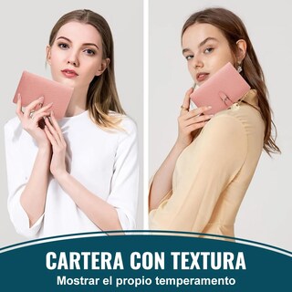 Foto 2 | Cartera Lab.g Pequeña Con Tarjetero Para Mujer Rosa
