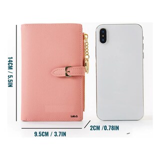 Foto 5 | Cartera Lab.g Pequeña Con Tarjetero Para Mujer Rosa