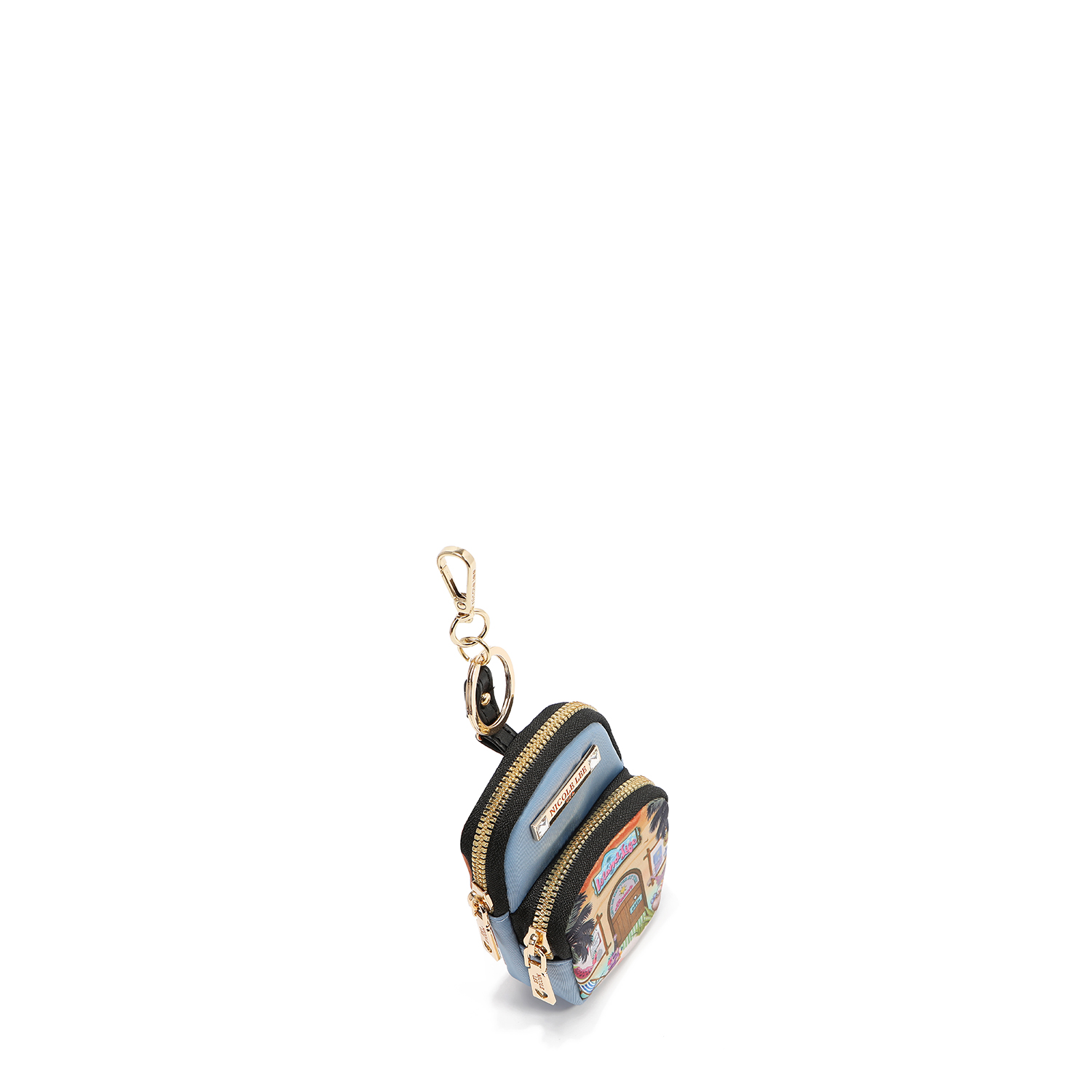 Foto 4 pulgar | Llavero Nicole Lee Monedero Mini Mochila Print Sun&sand