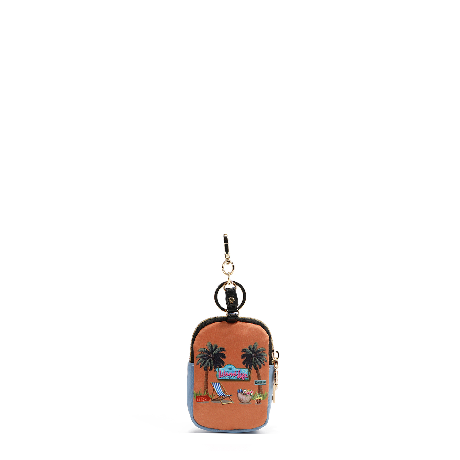 Foto 7 pulgar | Llavero Nicole Lee Monedero Mini Mochila Print Sun&sand