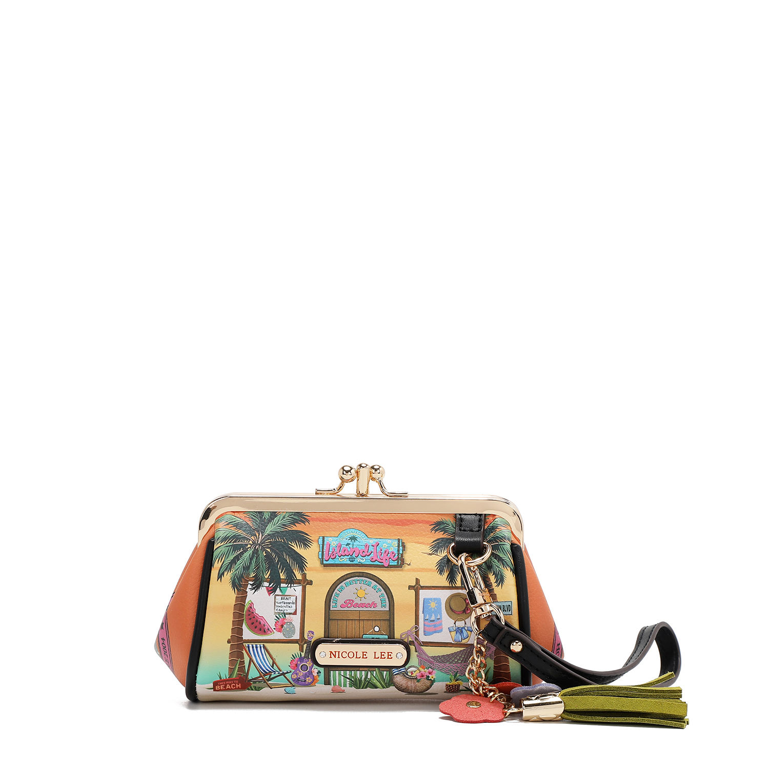 Monedero Anita Nicole Lee Con Broche Kisslock Estampado