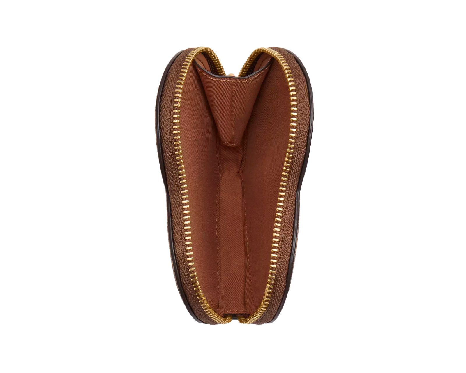 Foto 3 pulgar | Monedero Coach Heart Coin Case Signature Canvas With Cherry Print Tan Multi Cz476 Color Café