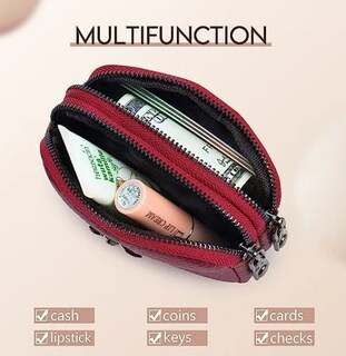 Foto 2 | Monedero Xtellar De Cuero Para Mujer Con Decoración De Abeja Y Doble Bolsillo