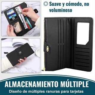 Foto 4 | Cartera Negra para Mujer Lab.G