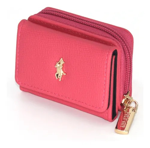 Foto 2 pulgar | Monedero Mini Cartera Plegable Polo Guy