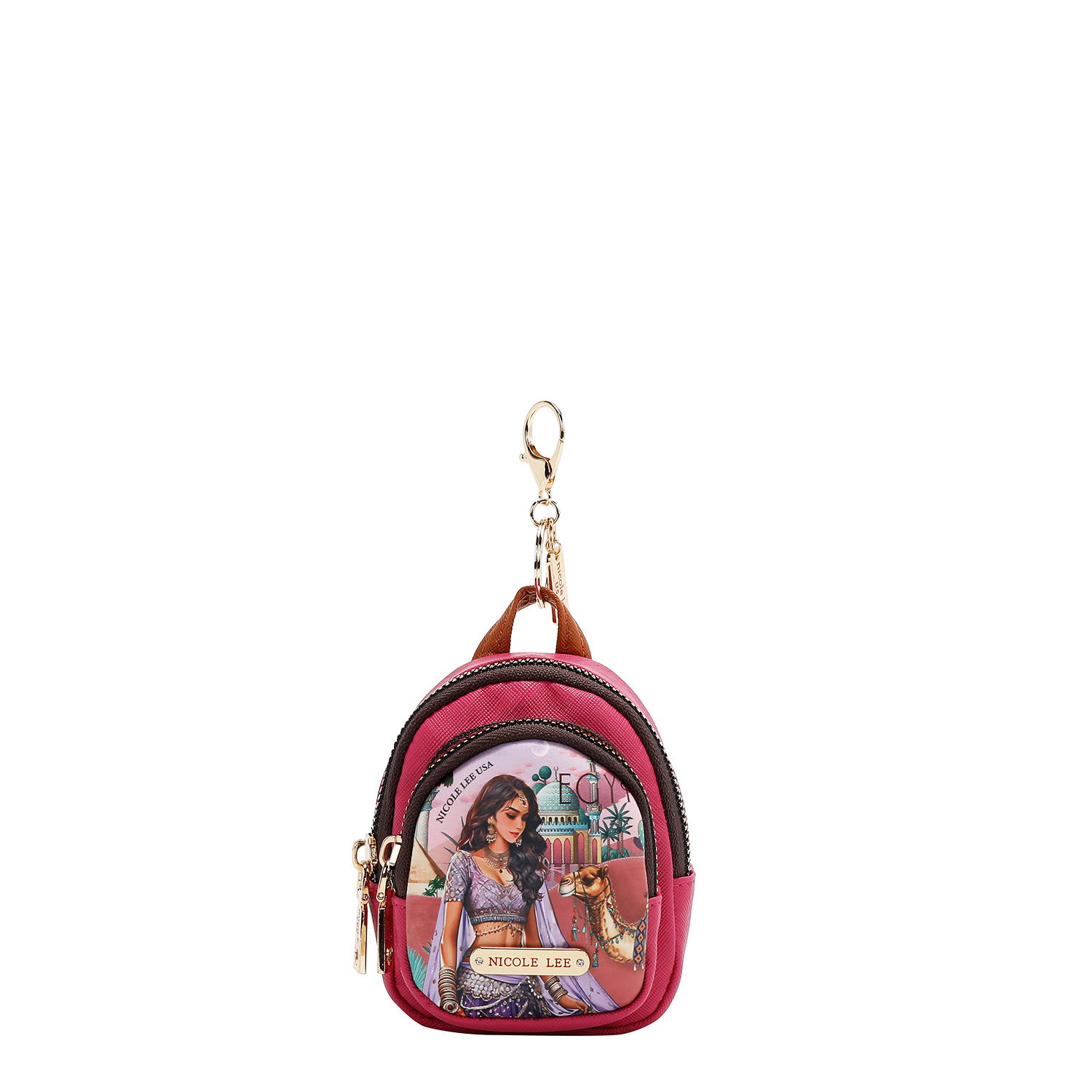 Foto 1 | Llavero Nicole Lee Monedero Mochila Queen Cleopatra