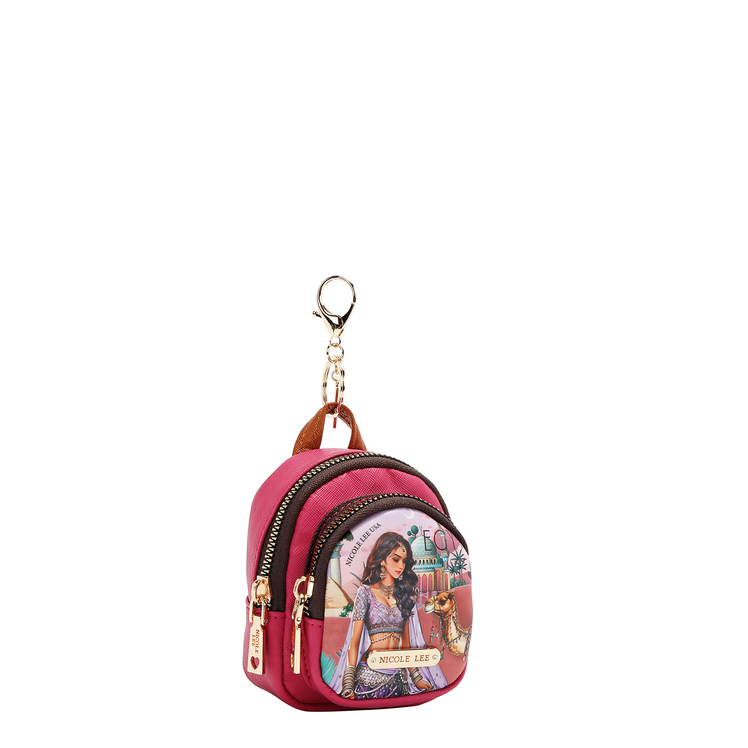 Foto 3 pulgar | Llavero Nicole Lee Monedero Mochila Queen Cleopatra