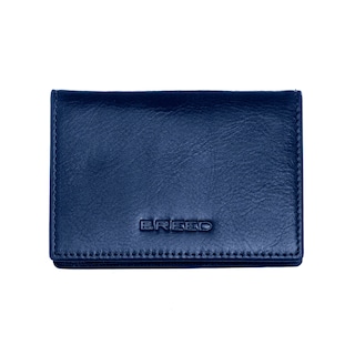 Foto 2 | Wallet Breed Porter De Piel Auténtica Con Doble Pliegue Color Negro - Venta Internacional.
