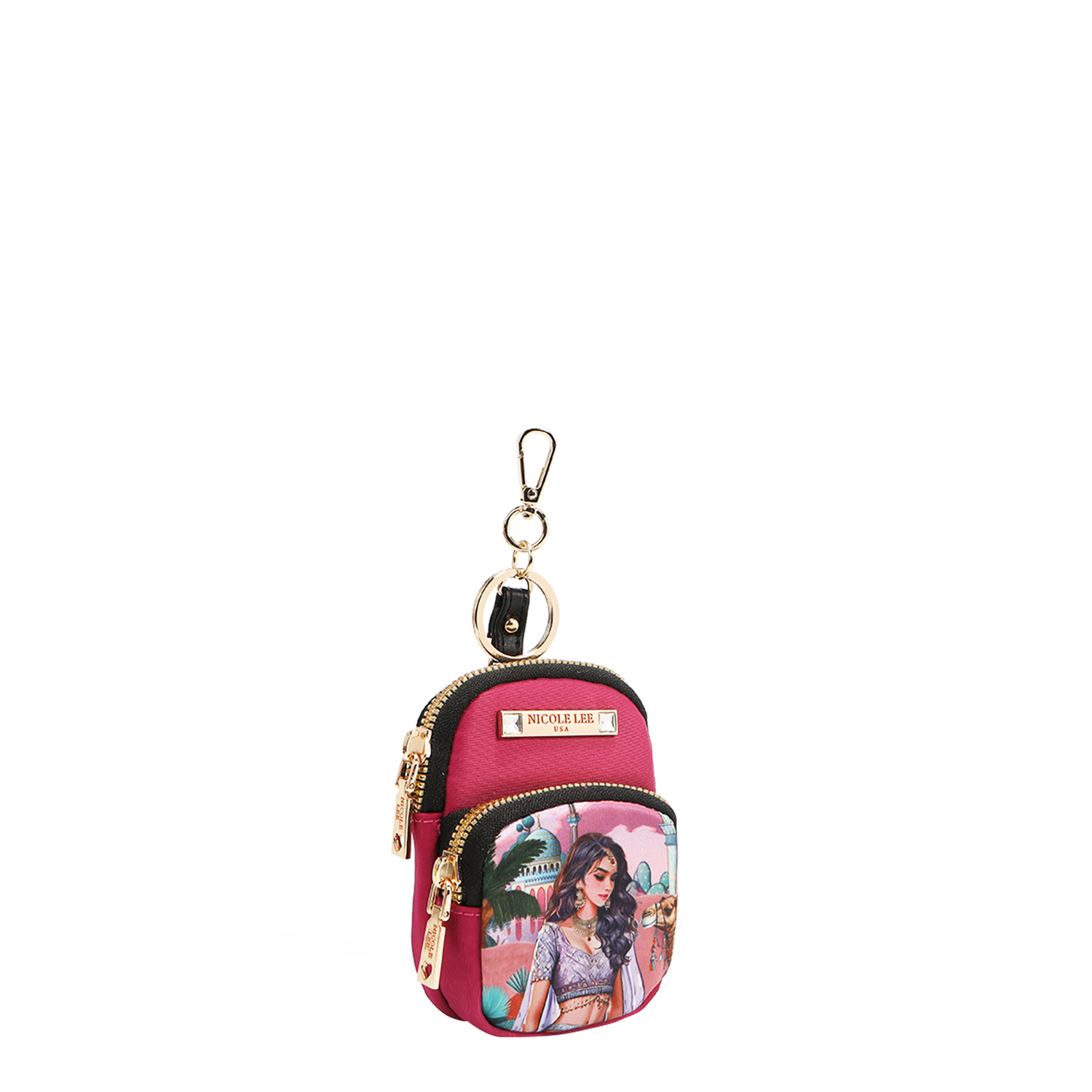 Foto 2 | Llavero/monedero Mini Mochila Nicole Lee Queen Cleopatra