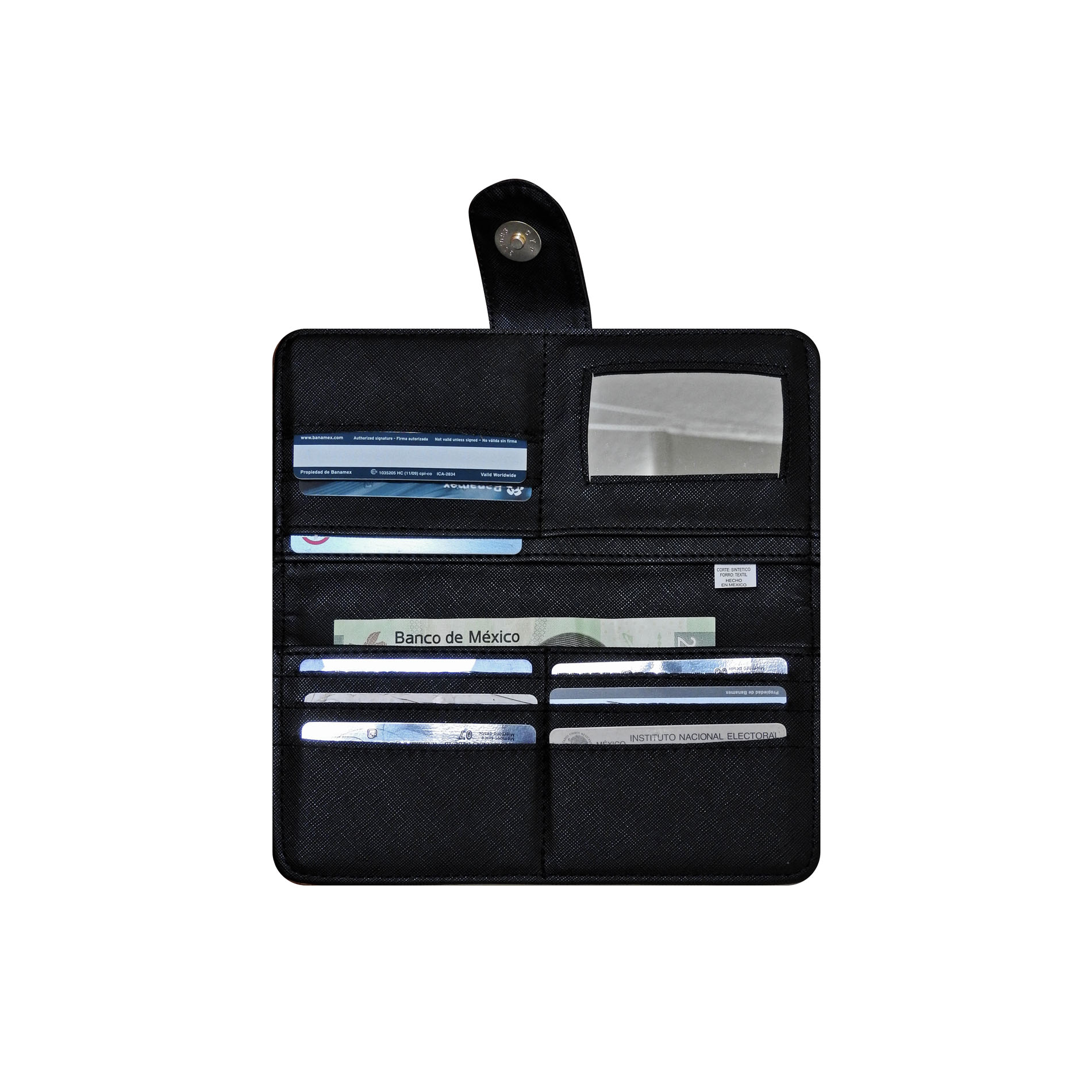 Foto 4 pulgar | Cartera Nueva Imagen Est.10 color Beige con Negro para Dama Nardos Sintético
