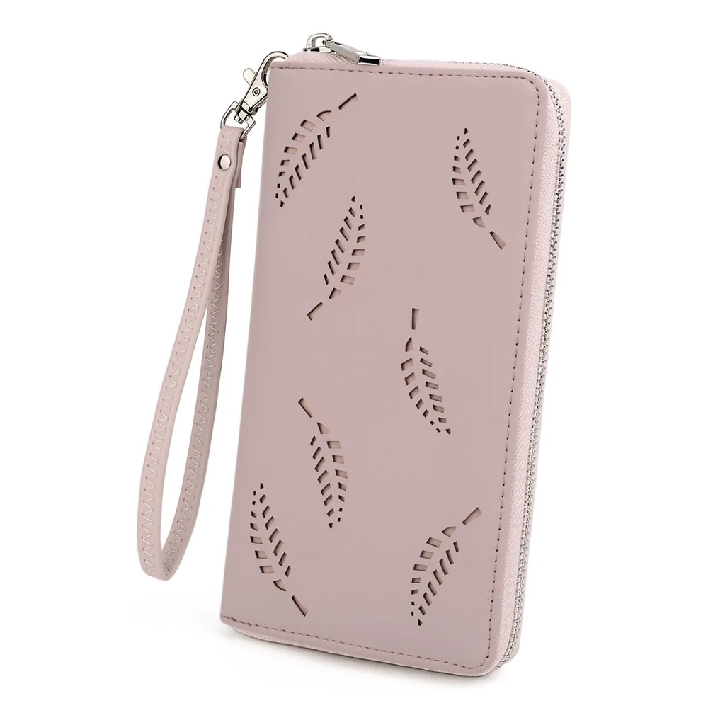 Foto 3 | Cartera Genérica con 18 Bolsillos y Brazalete para Mujer Genérica color Rosa