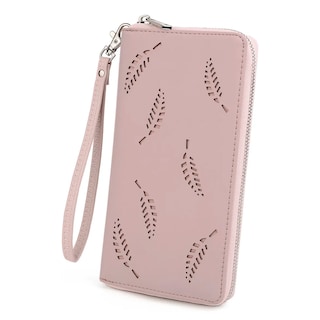 Foto 3 | Cartera Genérica con 18 Bolsillos y Brazalete para Mujer Genérica color Rosa