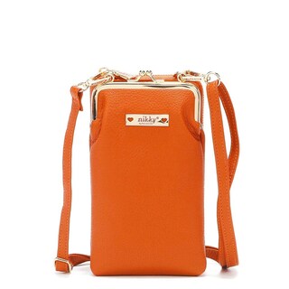 Foto 1 | Cartera Nikky By Nicole Lee color Anaranjado con Broche