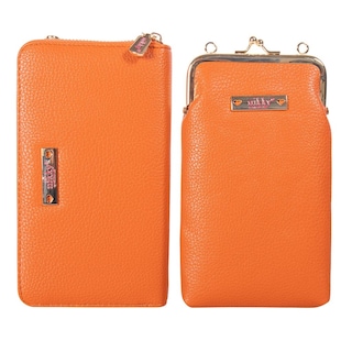 Foto 2 | Cartera Nikky By Nicole Lee color Anaranjado con Broche